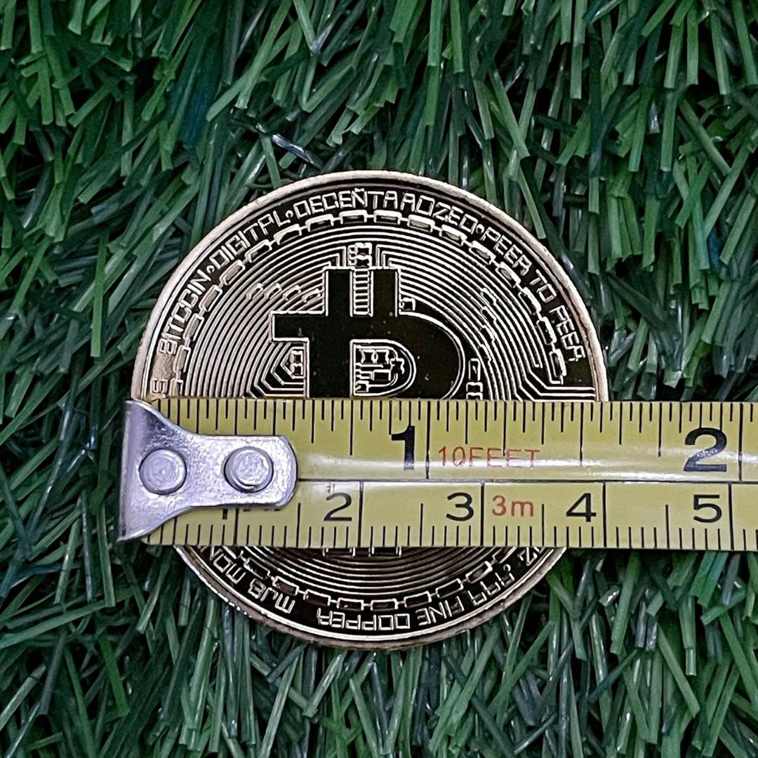 Bitcoin Golf Ball Mark Size