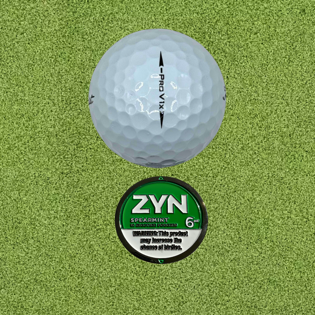 Zyn Spearmint Golf Ball Marker