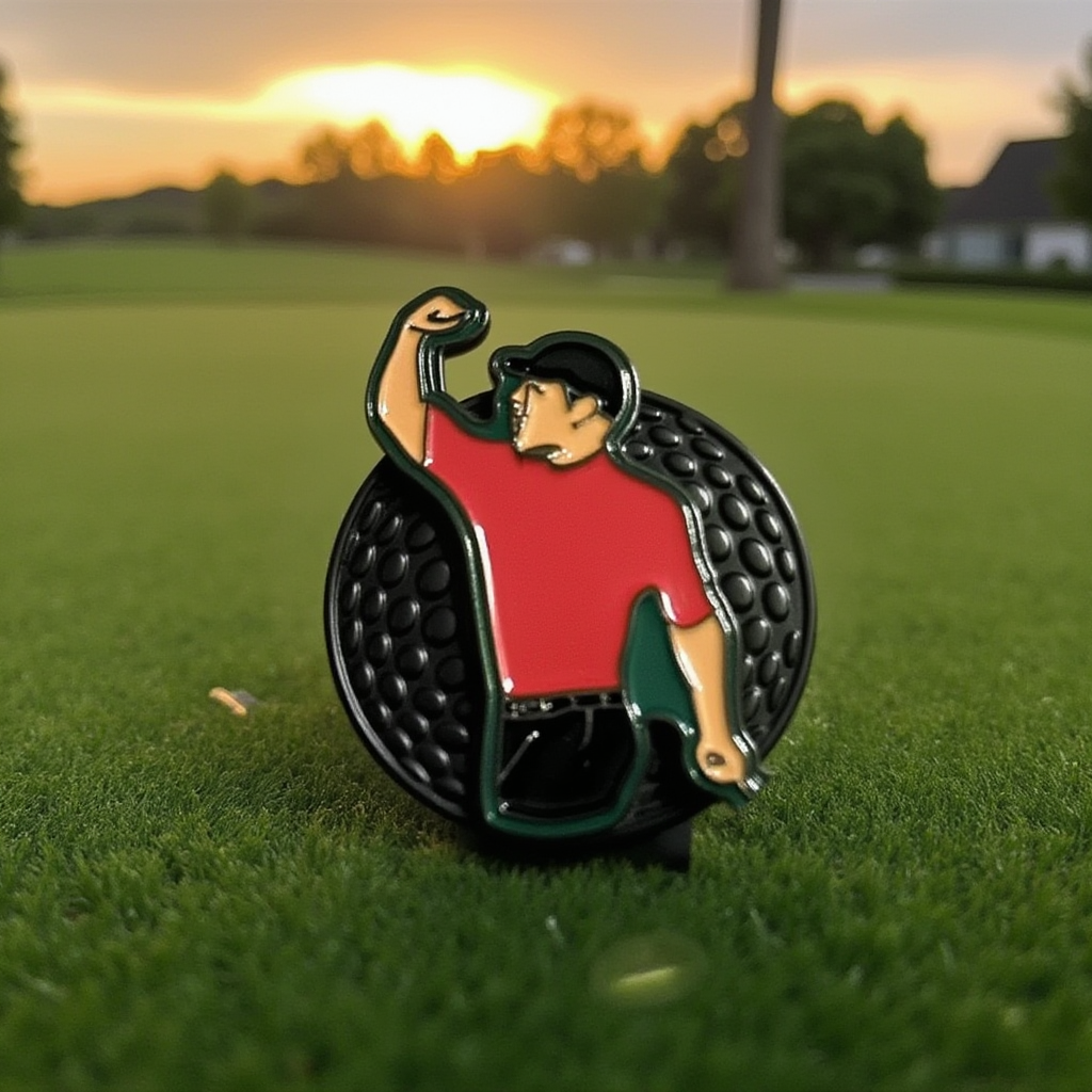 Tiger Sunday Red Golf Ball Marker | Limited Edition