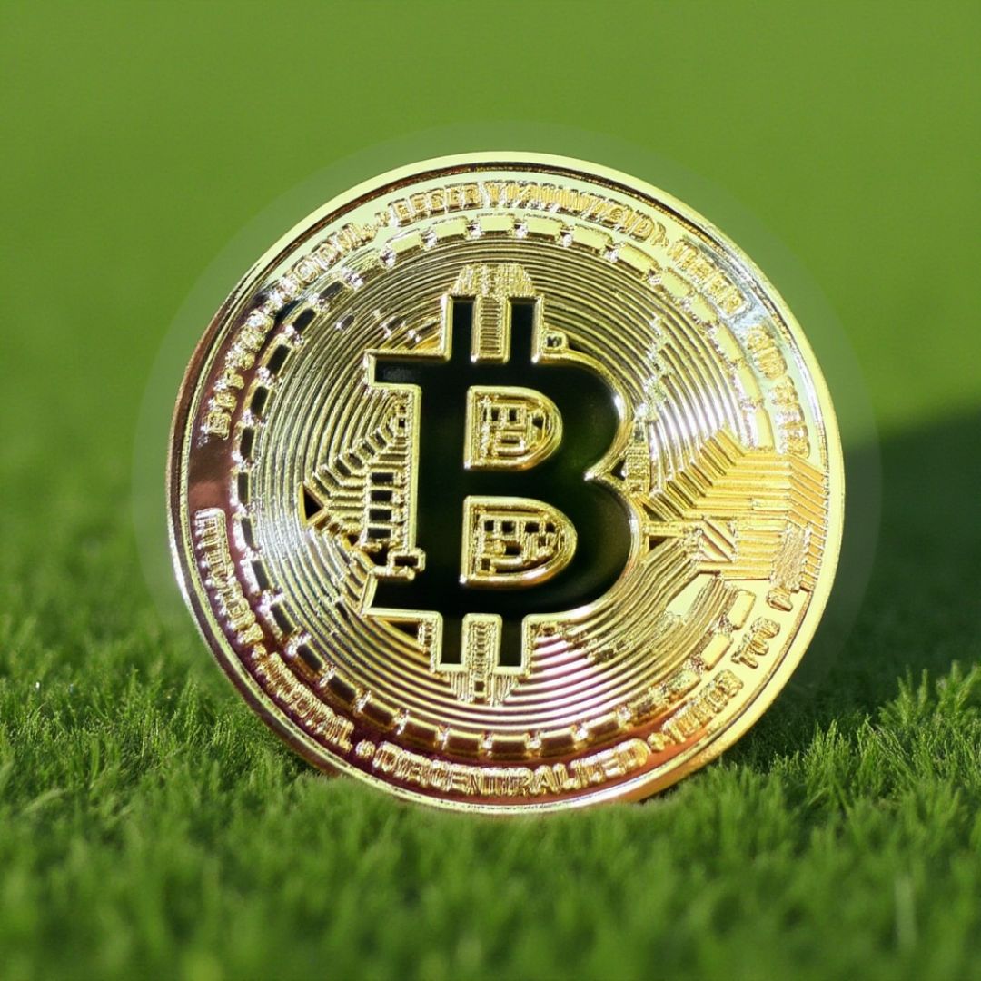 Bitcoin Golf Ball Mark